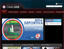 Tablet Screenshot of canal2jujuy.com